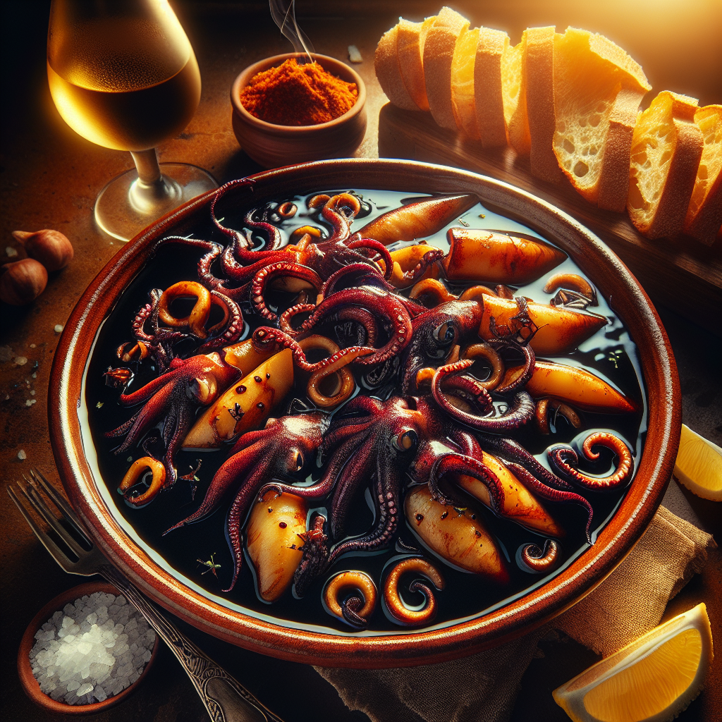 Nationalgericht Spanien: #Calamares en su Tinta# (Rezept)
