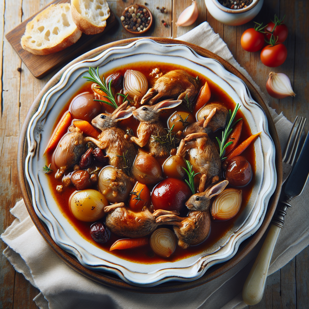 Nationalgericht Spanien: #Conejo Guisado con Hierbas# (Rezept)