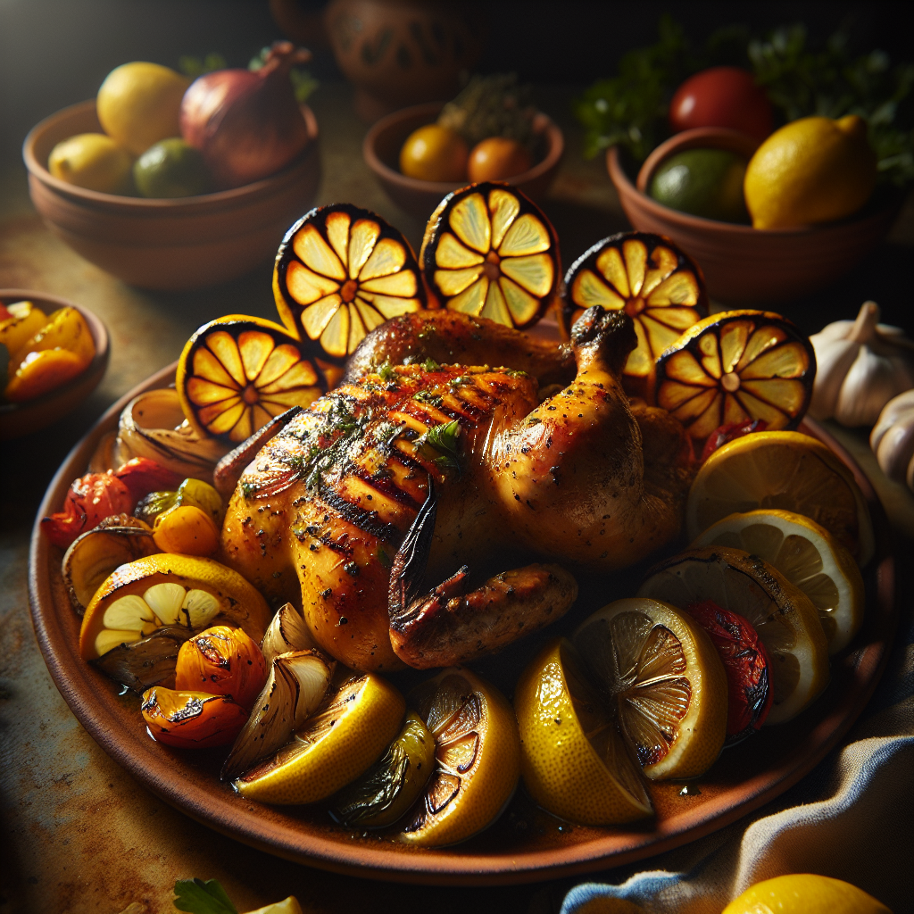 Nationalgericht Spanien: #Pollo Asado al Limón# (Rezept)