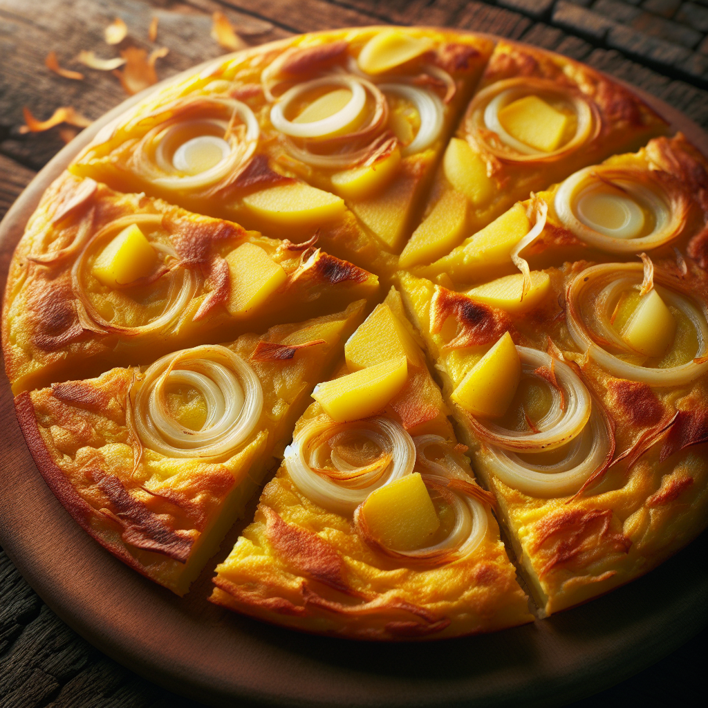 Nationalgericht Spanien: #Tortilla de Patatas con Cebolla# (Rezept)