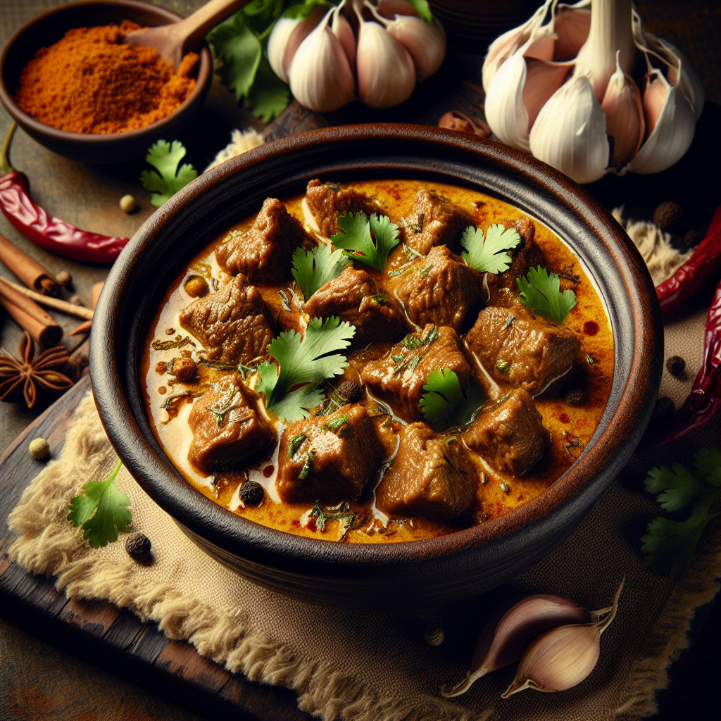 Nationalgericht Sri Lanka: #Claypot Mutton Curry# (Rezept)