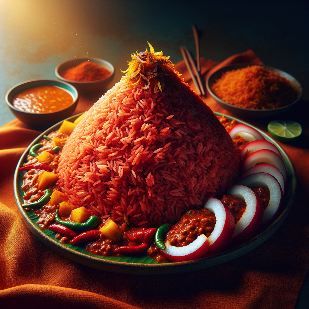 Nationalgericht Sri Lanka: #Red Rice with Coconut Sambol# (Rezept)