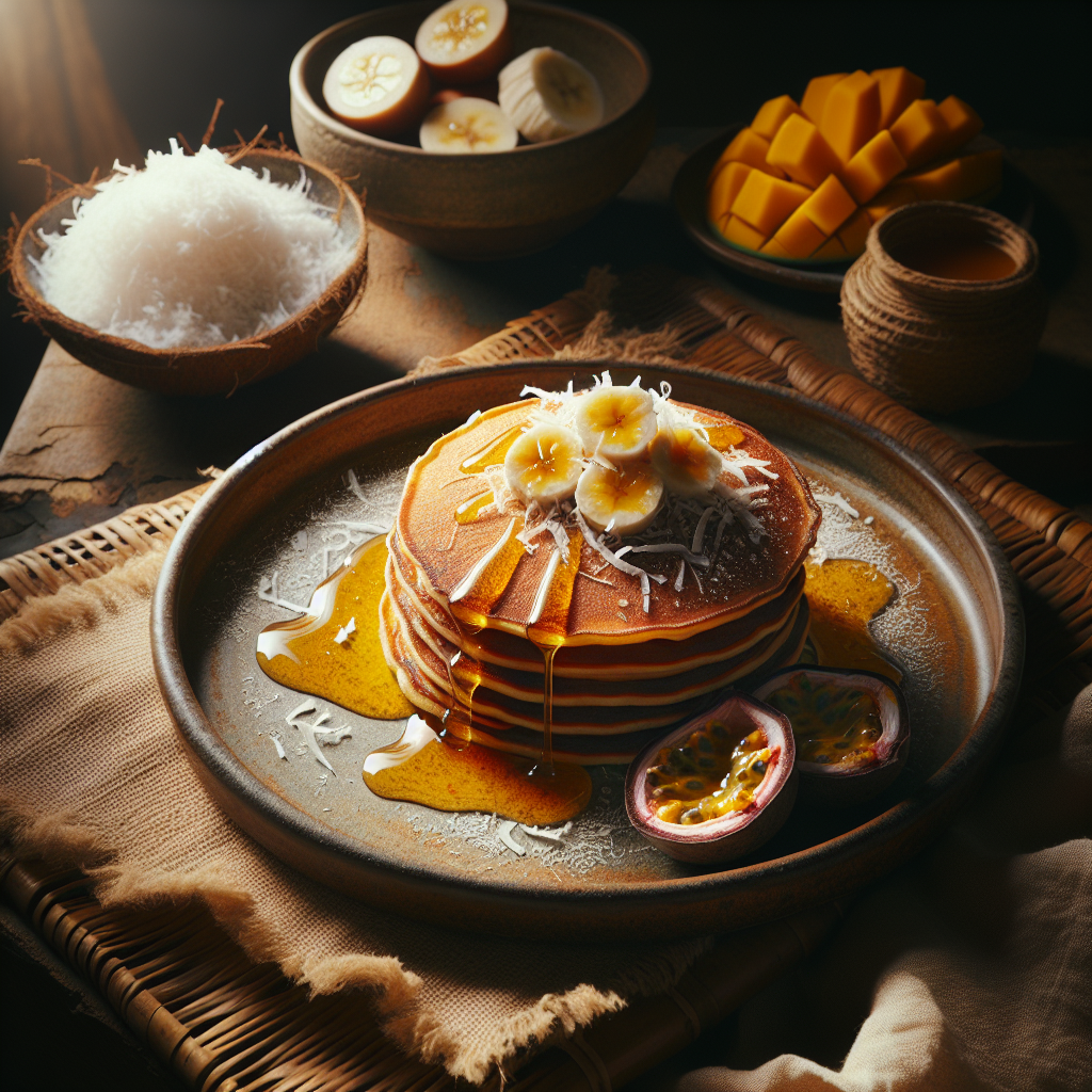 Nationalgericht Sri Lanka: #Sri Lankan Coconut Honey Pancakes# (Rezept)