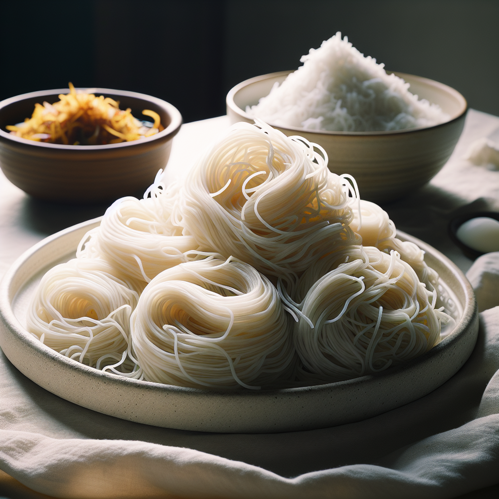 Nationalgericht Sri Lanka: #Sri Lankan Rice Flour String Hoppers# (Rezept)