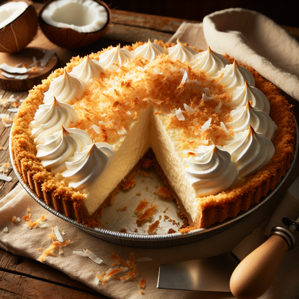 Nationalgericht St. Lucia: #Coconut Cream Pie# (Rezept)