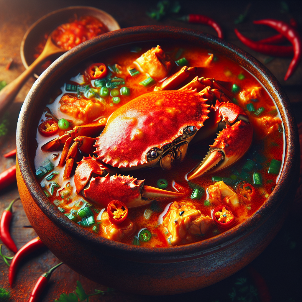 Nationalgericht St. Lucia: #Spicy Crab Stew# (Rezept)