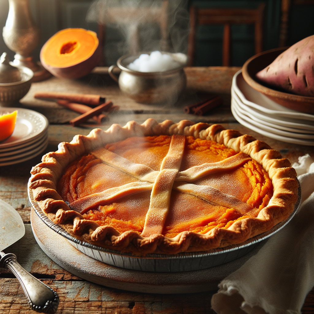 Nationalgericht St. Lucia: Sweet Potato Pie (Rezept)
