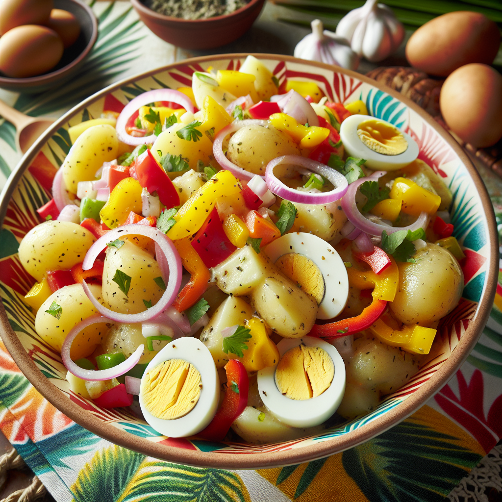 Nationalgericht St. Vincent und die Grenadinen: #Caribbean Potato Salad# (Rezept)