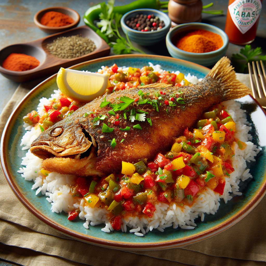 Nationalgericht St. Vincent und die Grenadinen: #Fried Fish Creole# (Rezept)