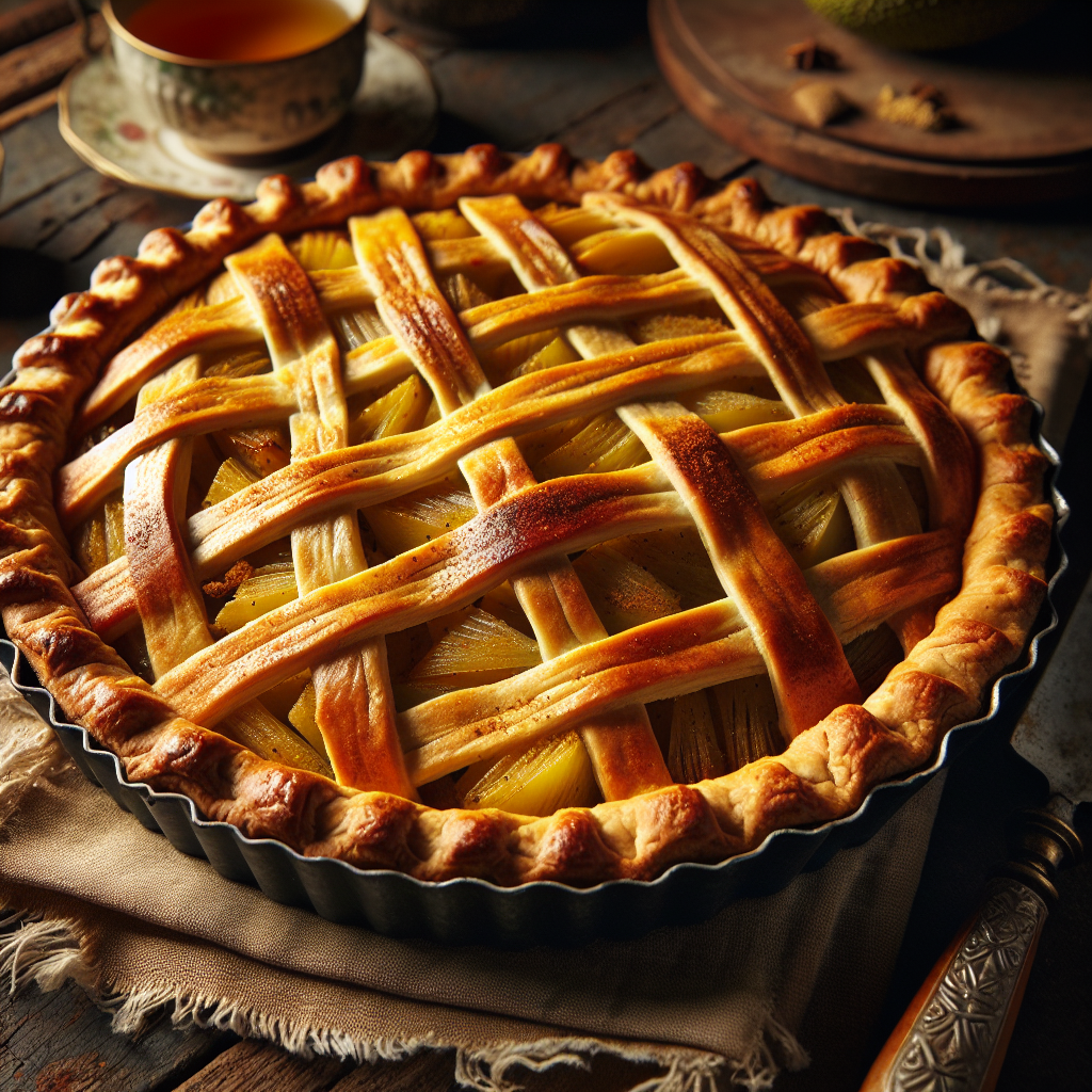 Nationalgericht St. Vincent und die Grenadinen: #Spiced Breadfruit Pie# (Rezept)