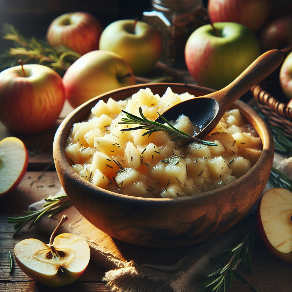 Nationalgericht Österreich: #Apfel-Rosmarin-Kompott# (Rezept)