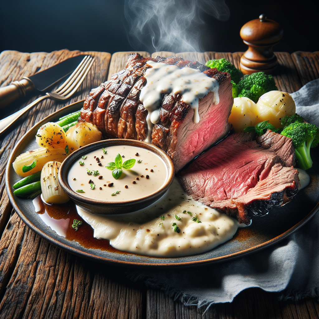 Nationalgericht Österreich: #Lungenbraten mit Rahmsauce# (Rezept)