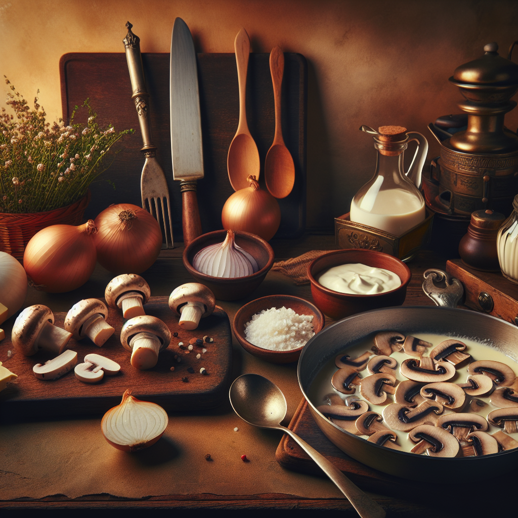 Nationalgericht Österreich: #Schwammerlsauce# (Rezept)