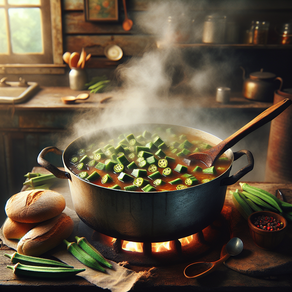 Nationalgericht Sudan: #Okra Stew# (Rezept)