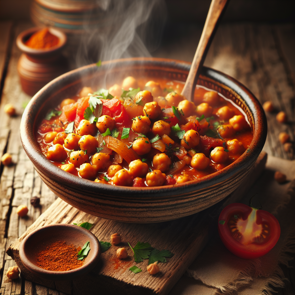 Nationalgericht Sudan: #Spiced Chickpea Stew# (Rezept)