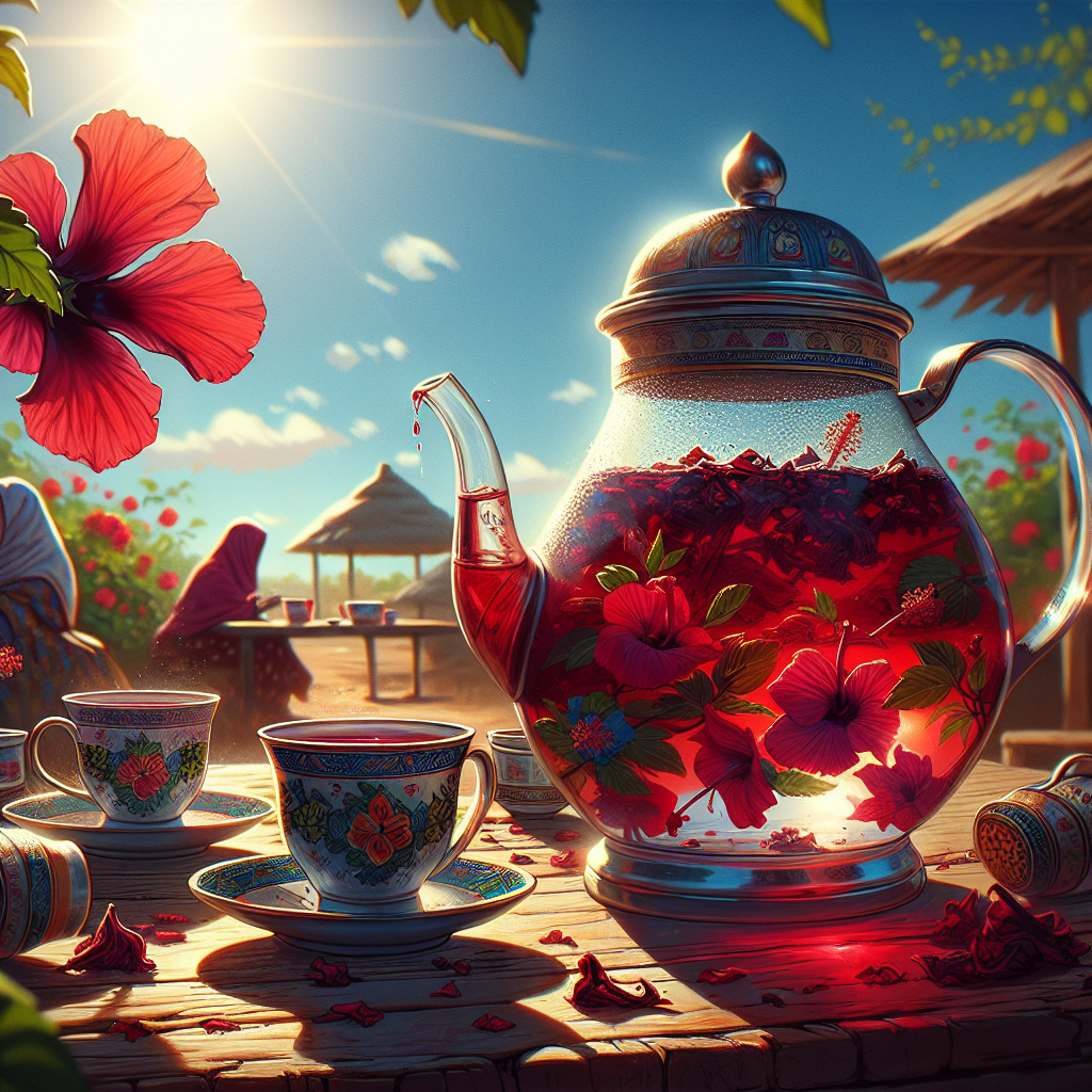Nationalgericht Sudan: #Sudanese Hibiscus Tea# (Rezept)