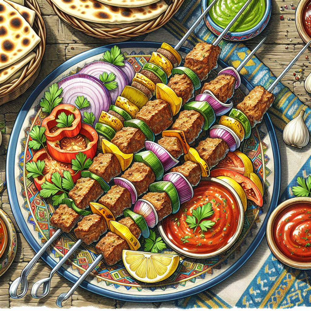 Nationalgericht Syrien: #Kebab Halabi# (Rezept)