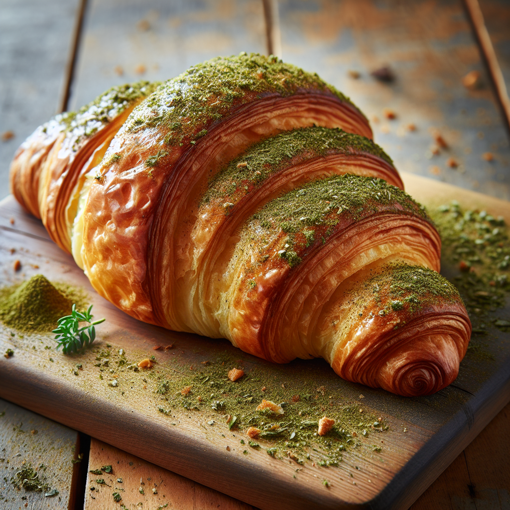Nationalgericht Syrien: #Zaatar Croissant# (Rezept)