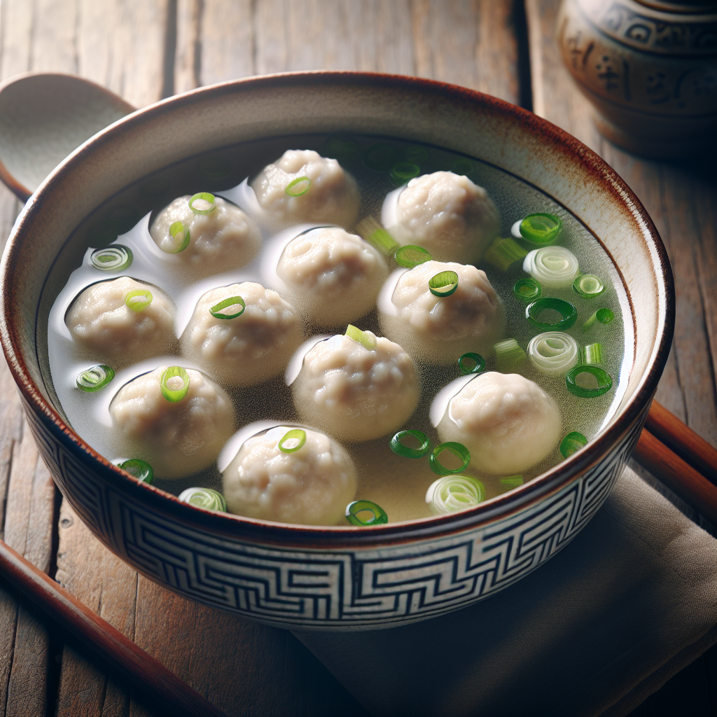 Nationalgericht Taiwan: #Fish Ball Soup# (Rezept)