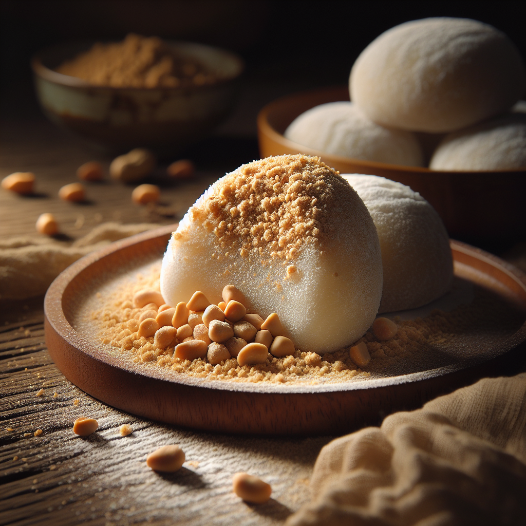 Nationalgericht Taiwan: #Mochi with Peanut Powder# (Rezept)