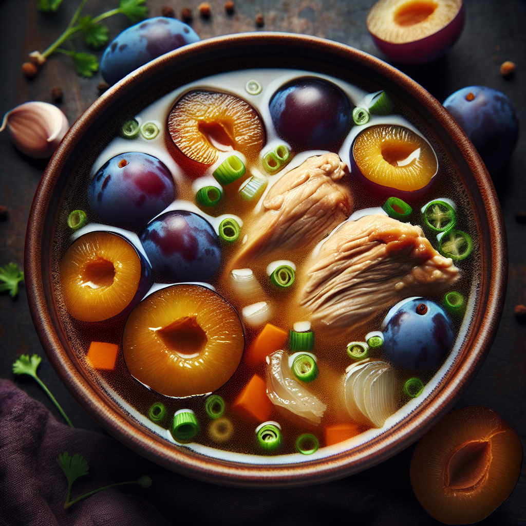 Nationalgericht Taiwan: #Plum Chicken Soup# (Rezept)