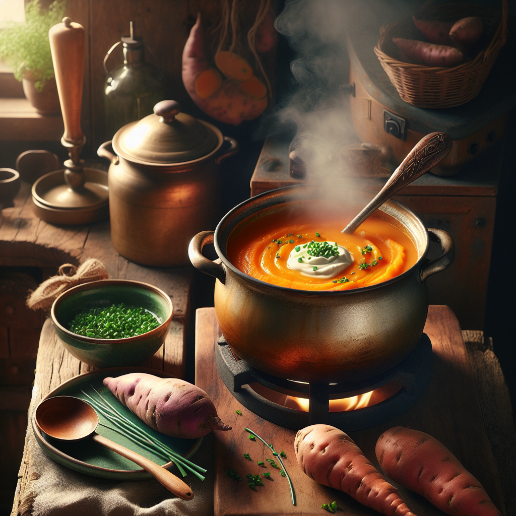 Nationalgericht Taiwan: #Sweet Potato Soup# (Rezept)