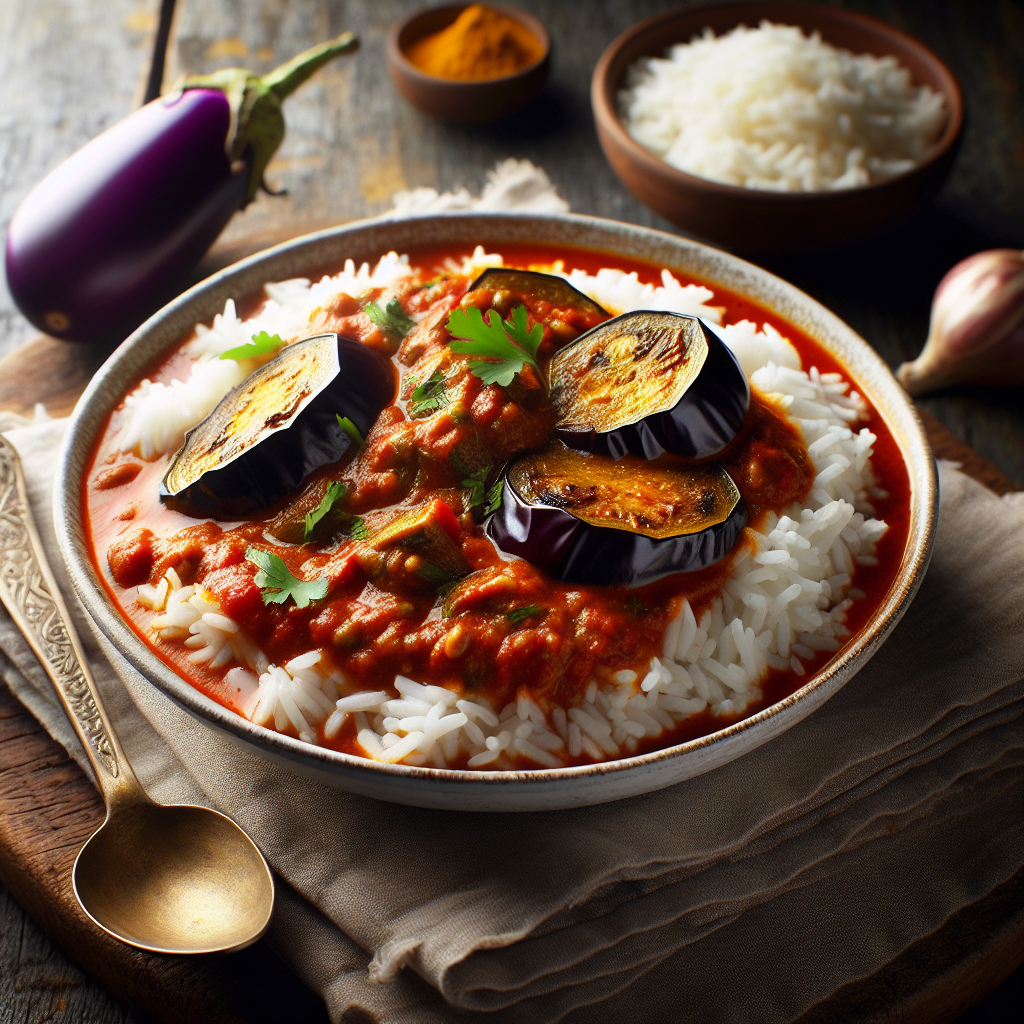 Nationalgericht Tansania: #Biringanya Curry# (Rezept)