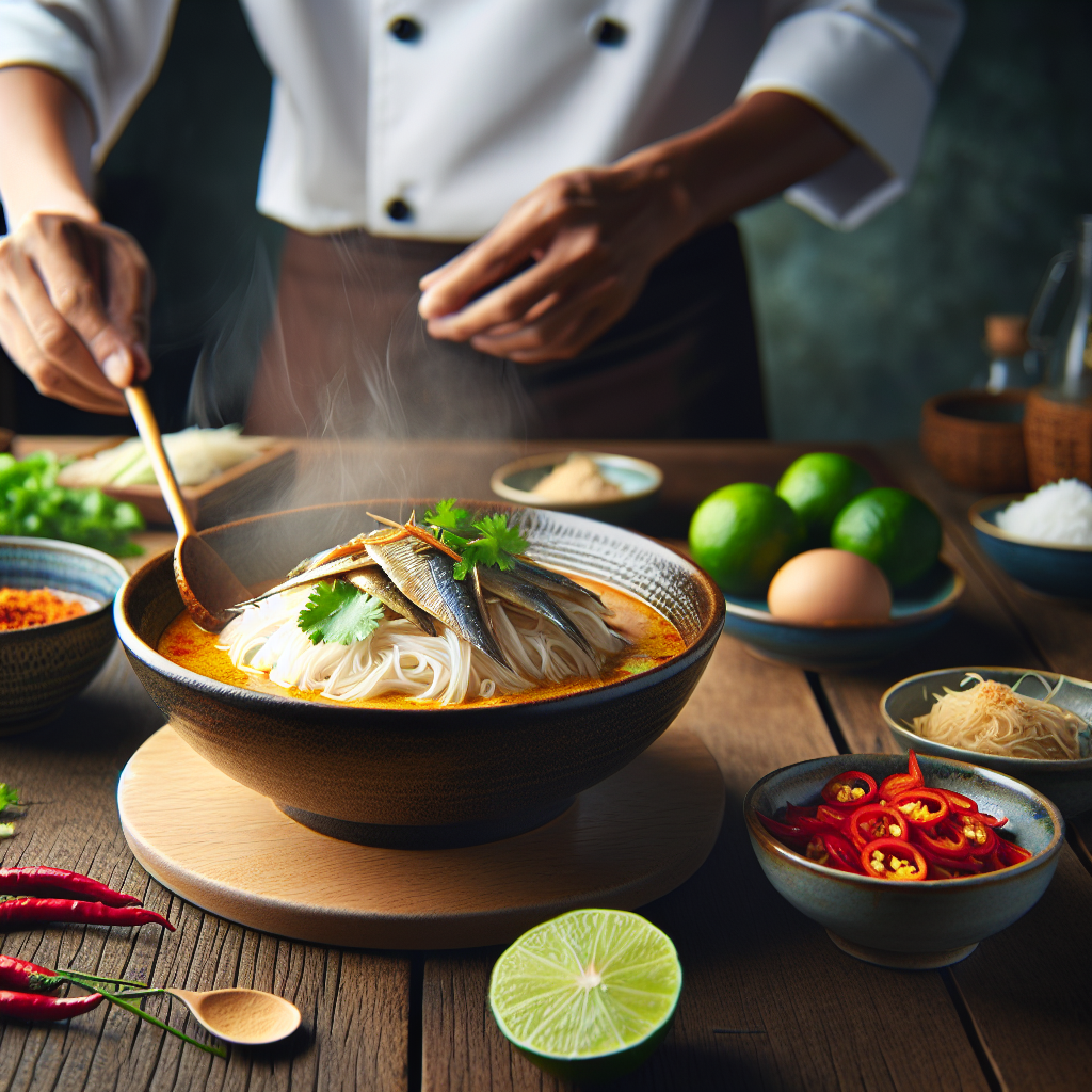 Nationalgericht Thailand: #Kanom Jeen Nam Ya# (Rezept)