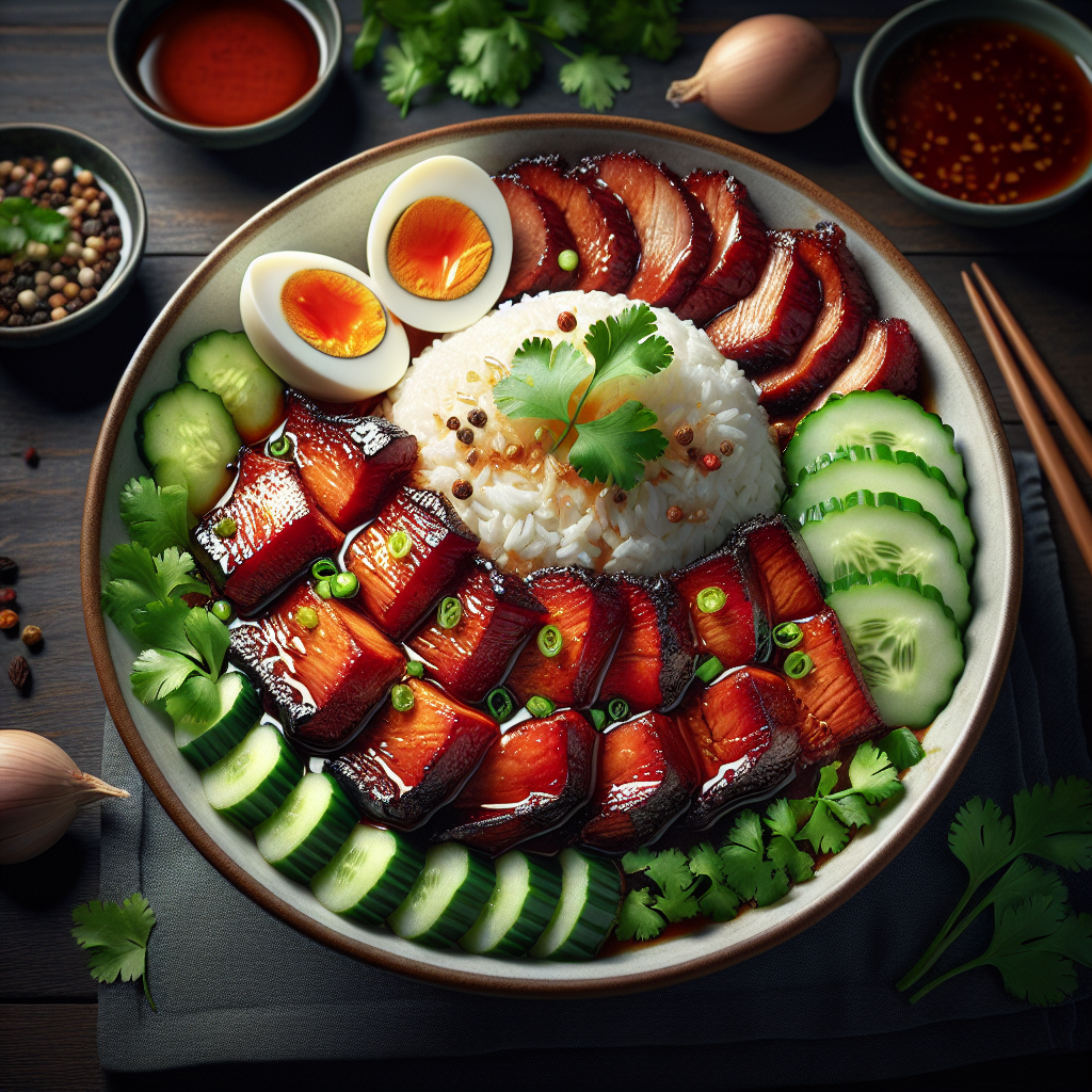 Nationalgericht Thailand: #Kao Moo Dang# (Rezept)