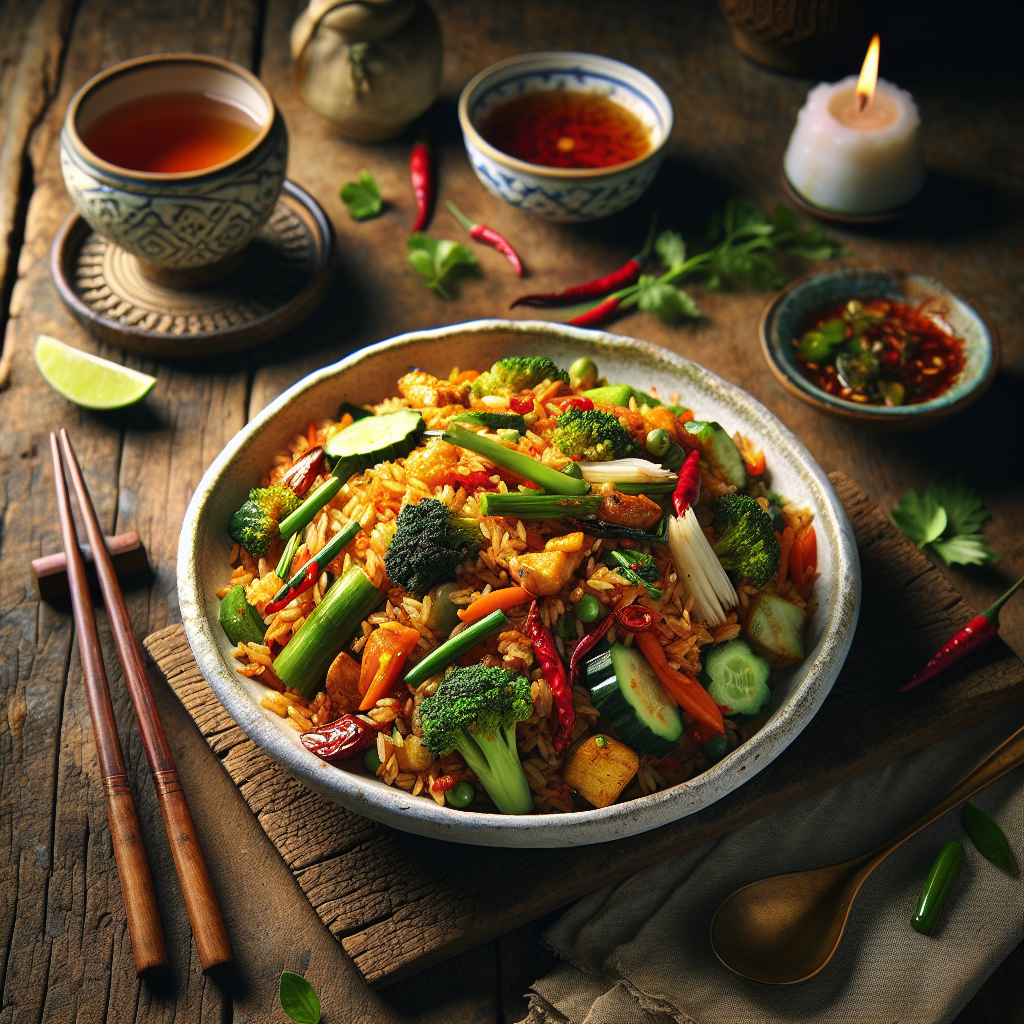 Nationalgericht Thailand: #Khao Pad Nam Prik# (Rezept)