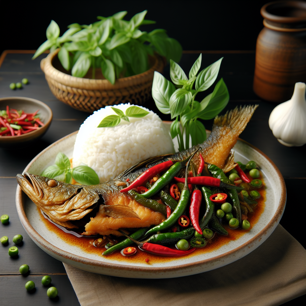 Nationalgericht Thailand: #Pad Cha Pla Duk# (Rezept)