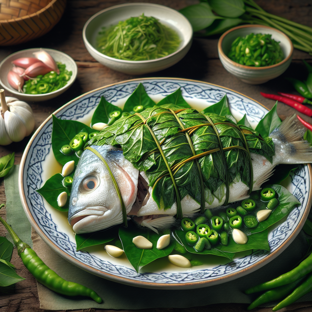 Nationalgericht Thailand: #Pla Nung Buai# (Rezept)