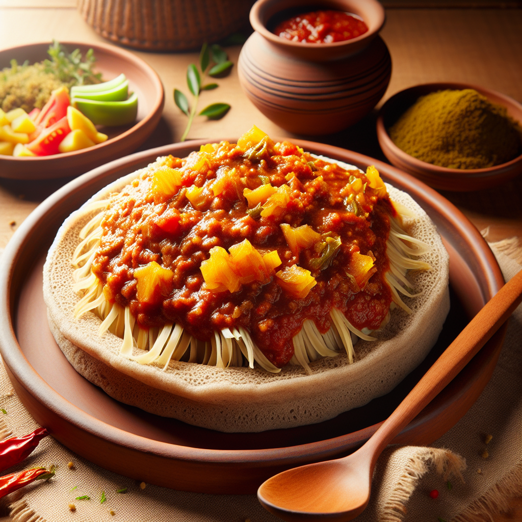 Nationalgericht Äthiopien: Dabo Firfir (Rezept)