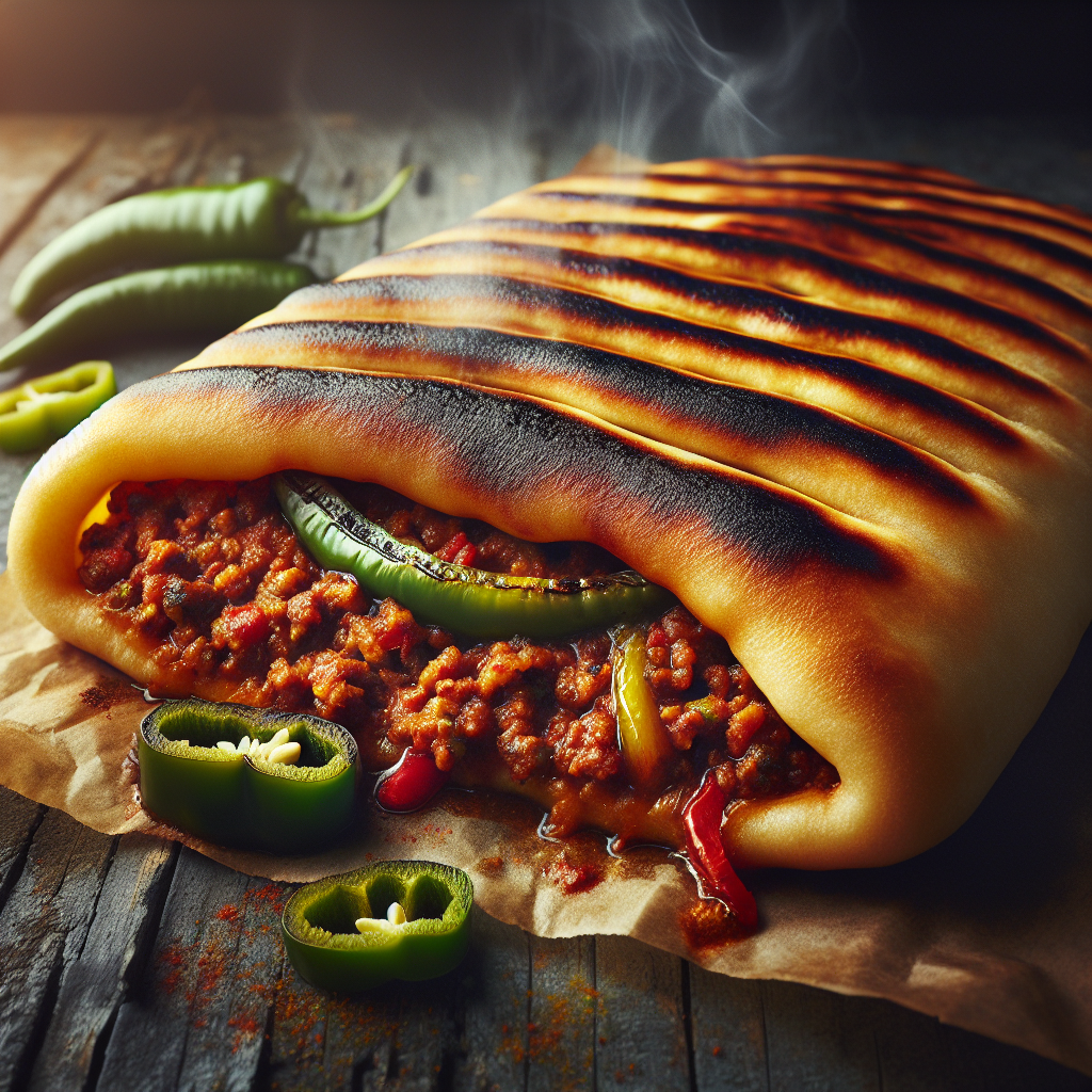 Nationalgericht Trinidad und Tobago: #Pepper Roti# (Rezept)