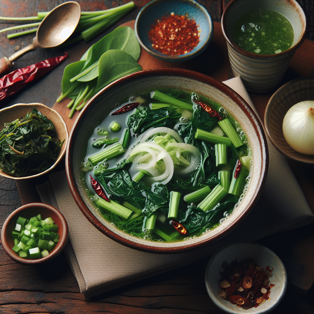 Nationalgericht Trinidad und Tobago: #Tanian Leaf Soup# (Rezept)