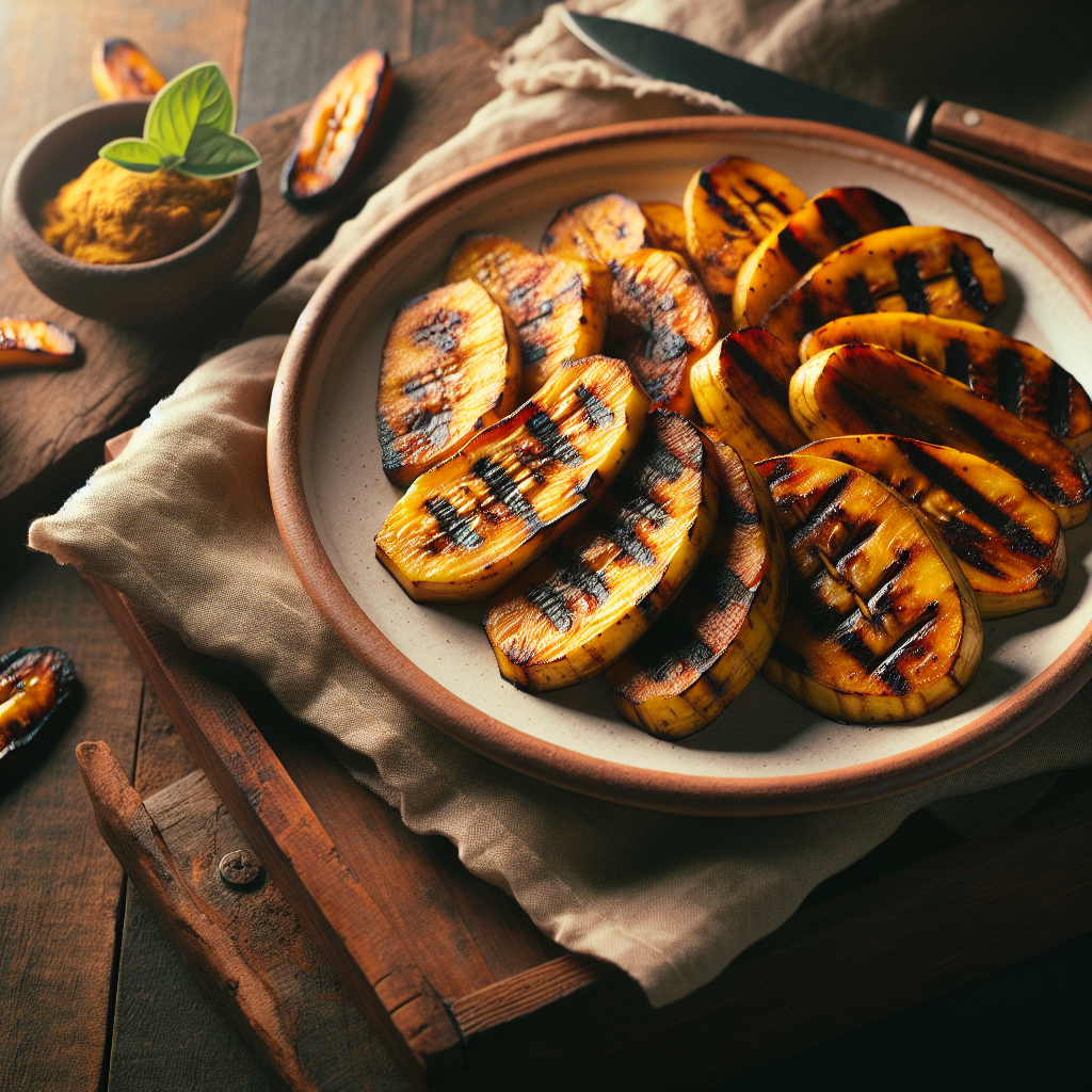 Nationalgericht Tschad: #Plantain Grillé# (Rezept)