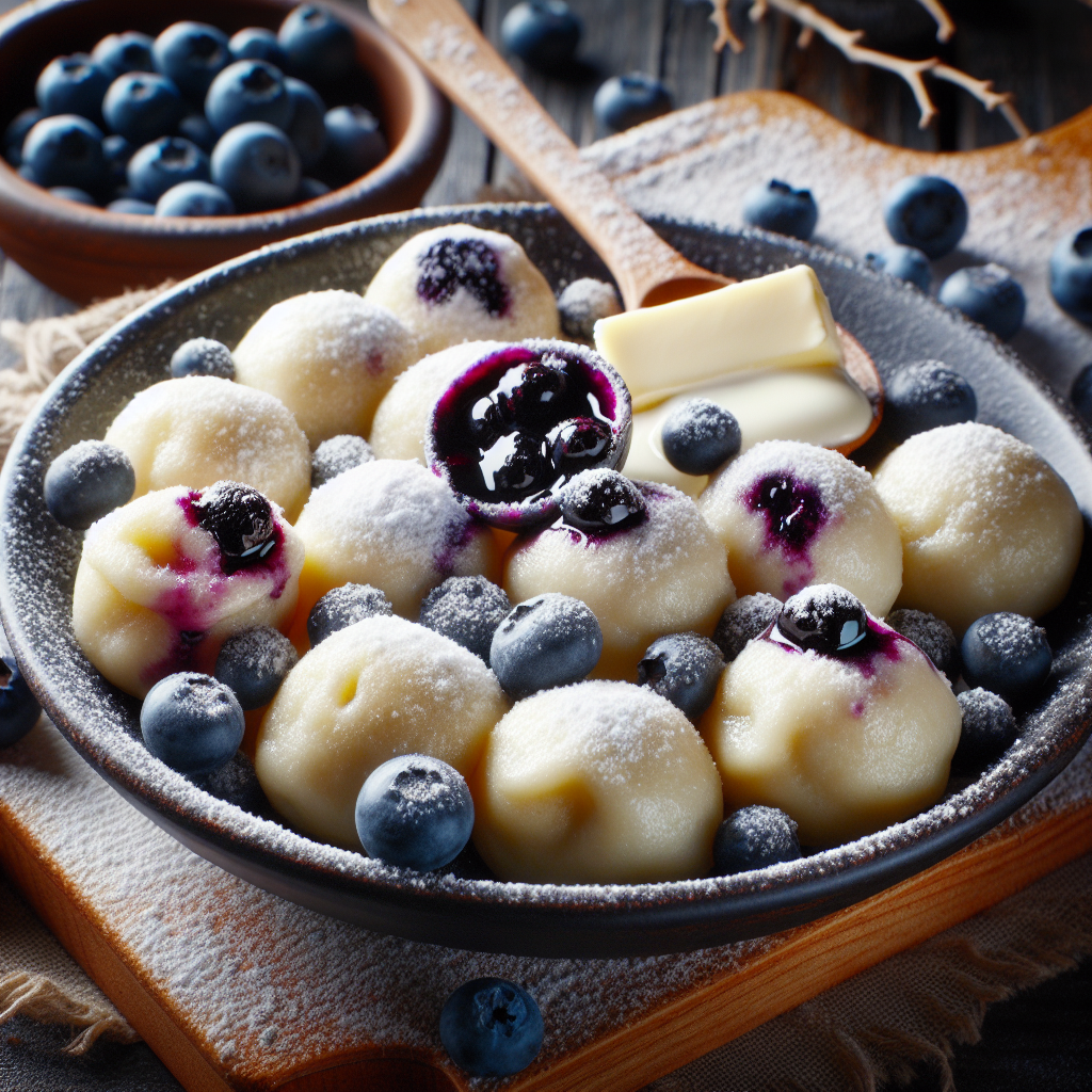 Nationalgericht Tschechien: Borůvkové Knedlíky (Rezept)