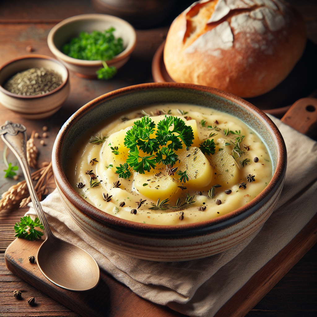 Nationalgericht Tschechien: #Bramborová Polévka# (Rezept)