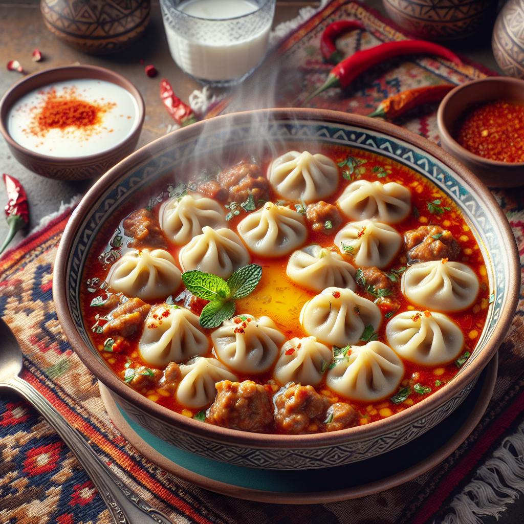 Nationalgericht Turkmenistan: #Taze Manti# (Rezept)