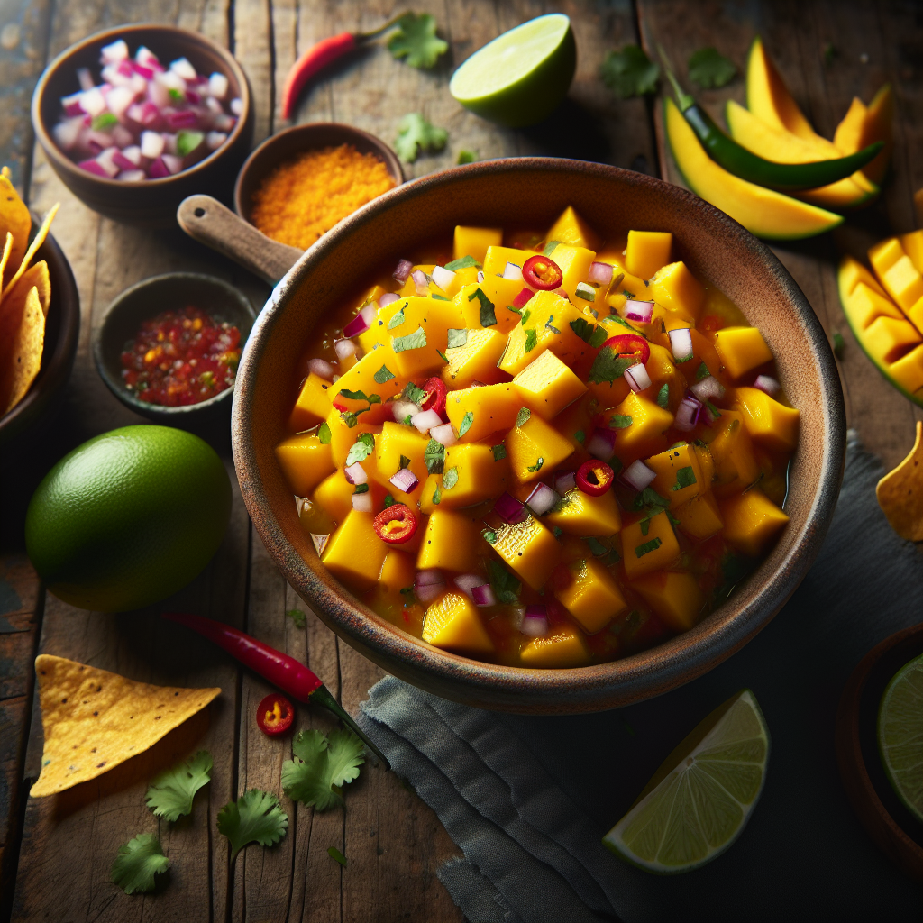 Nationalgericht Turks und Caicos: #Mango Salsa# (Rezept)