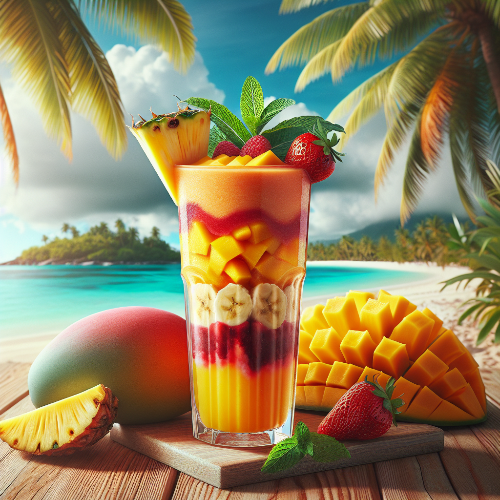 Nationalgericht Turks und Caicos: #Tropical Smoothie# (Rezept)
