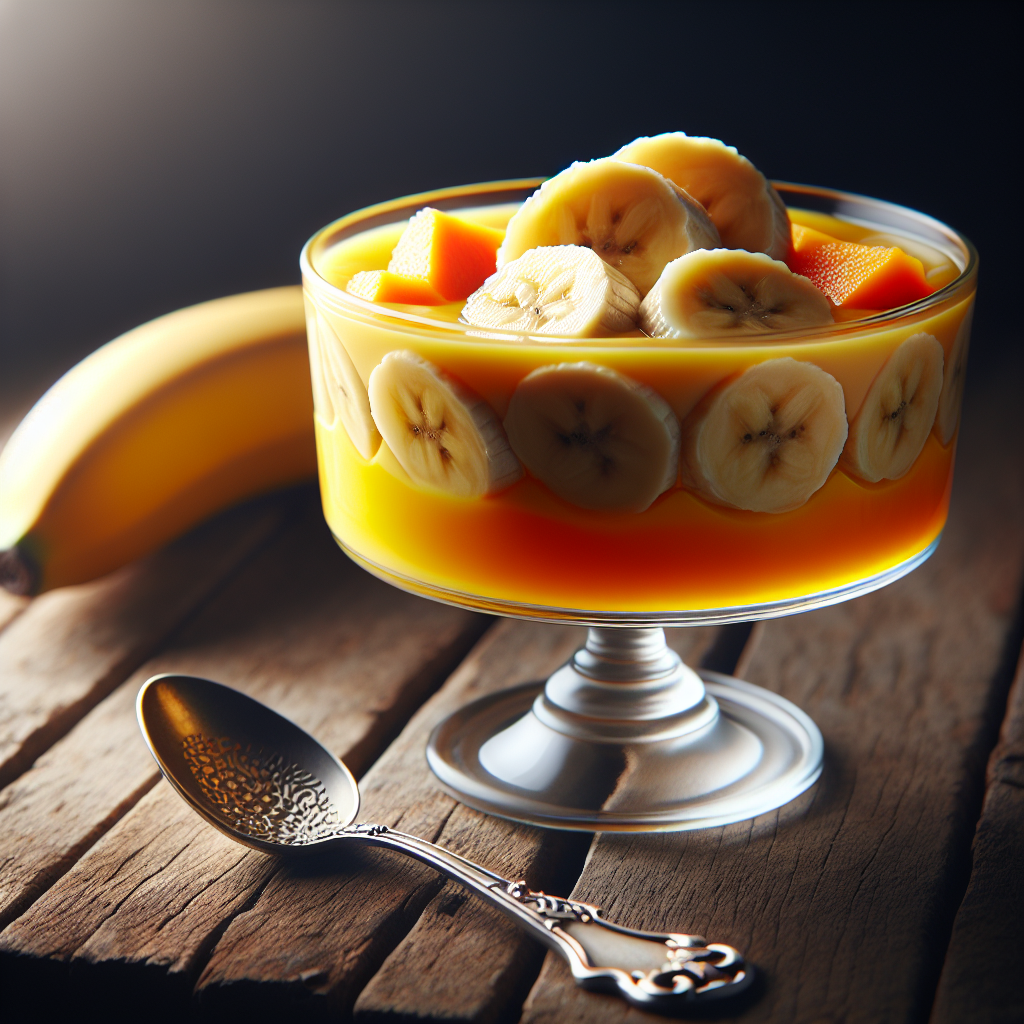 Nationalgericht Tuvalu: #Banana and Papaya Pudding# (Rezept)