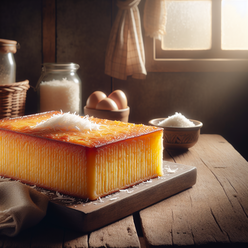 Nationalgericht Tuvalu: #Cassava Cake# (Rezept)