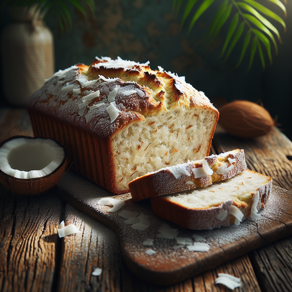 Nationalgericht Tuvalu: #Coconut Bread# (Rezept)