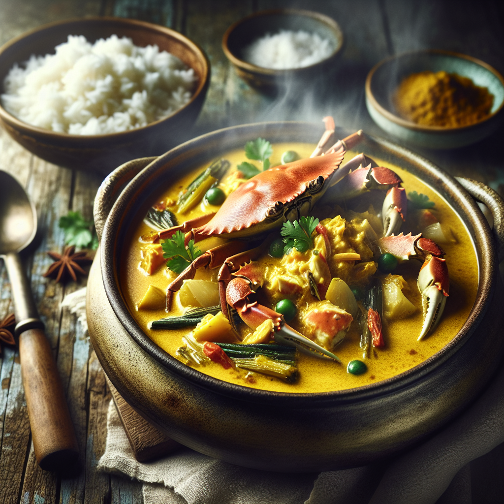 Nationalgericht Tuvalu: #Crab Coconut Curry# (Rezept)