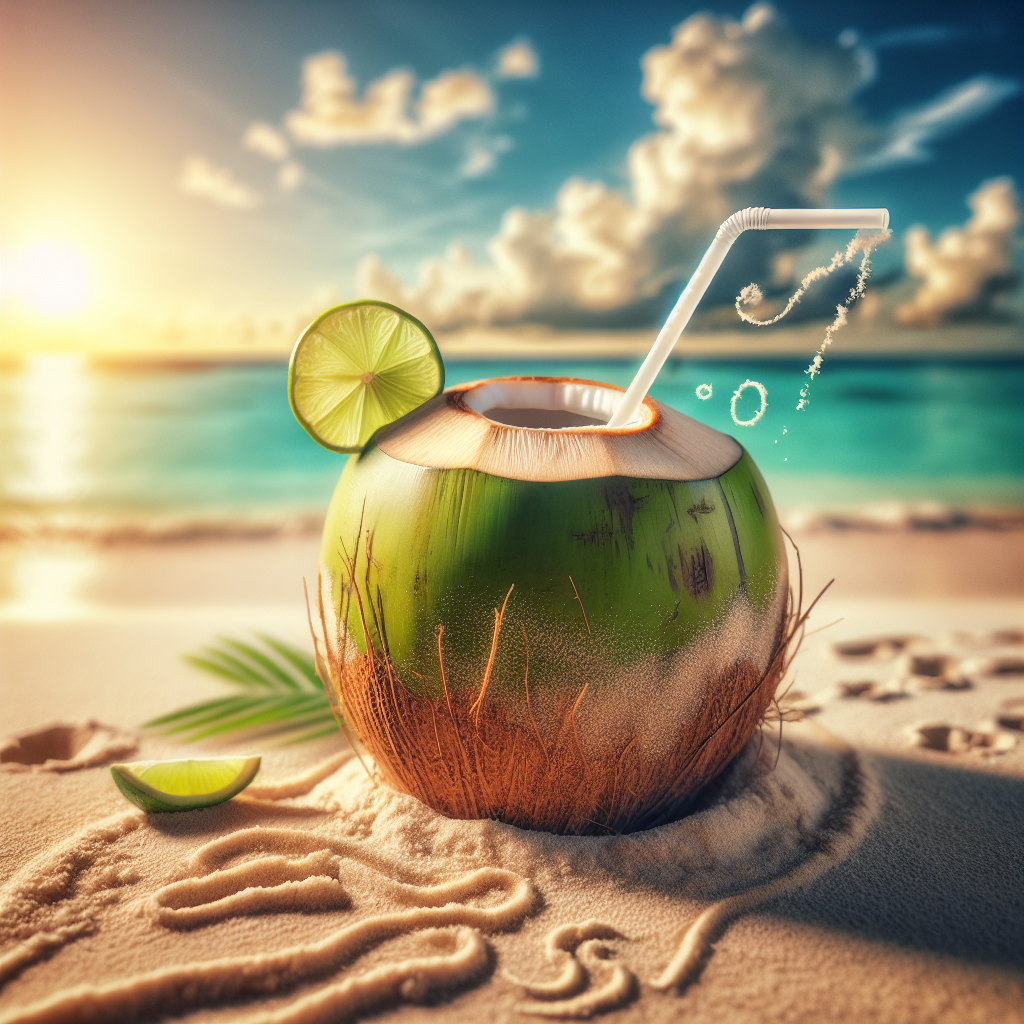 Nationalgericht Tuvalu: #Fresh Coconut Juice# (Rezept)
