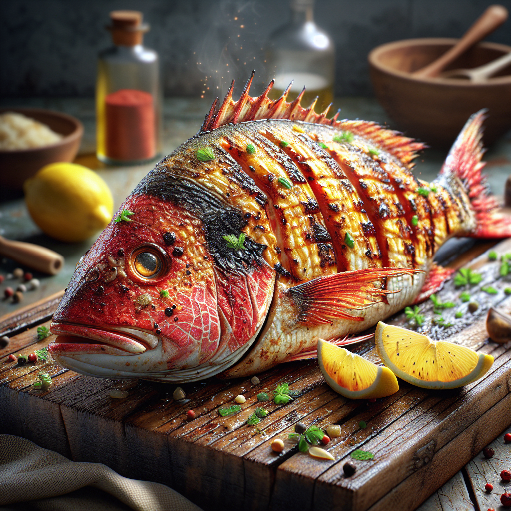 Nationalgericht Tuvalu: #Grilled Snapper# (Rezept)