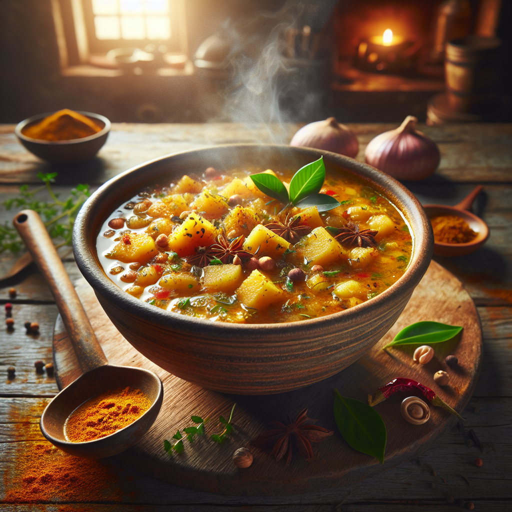 Nationalgericht Tuvalu: Spiced Breadfruit Soup (Rezept)