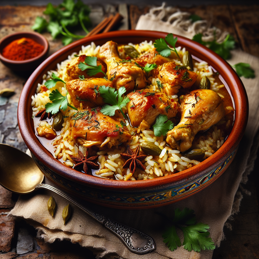 Nationalgericht Uganda: #Chicken Pilau# (Rezept)