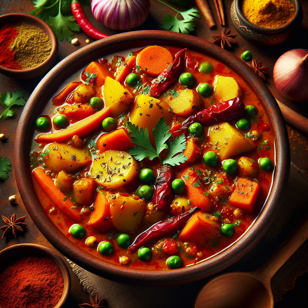 Nationalgericht Uganda: #Vegetable Curry# (Rezept)